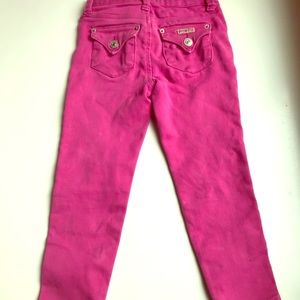 Hudson skinny jeans 4T bright pink